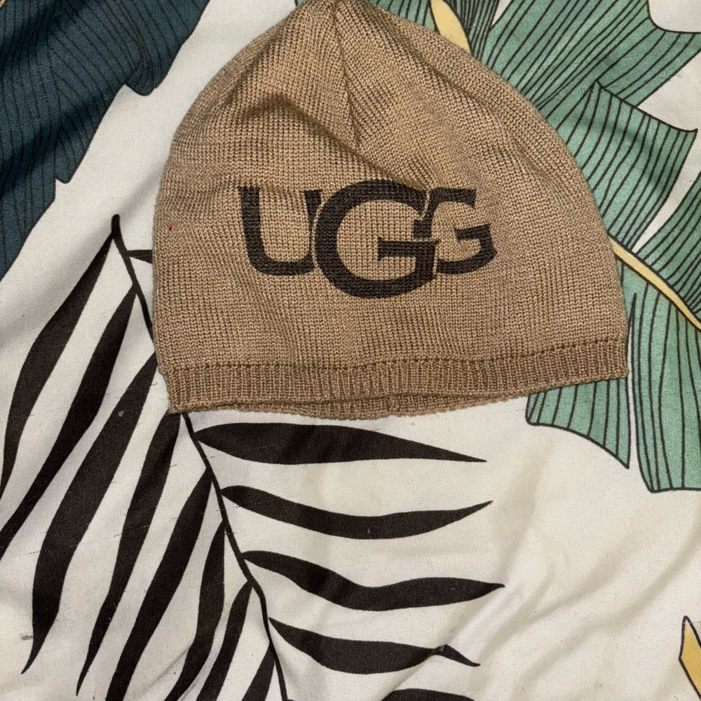 UGG Brown Knit Beanie